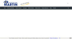 Desktop Screenshot of elektrotechnik-martin.com